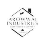 Black And White Elegant Construction Company Logo